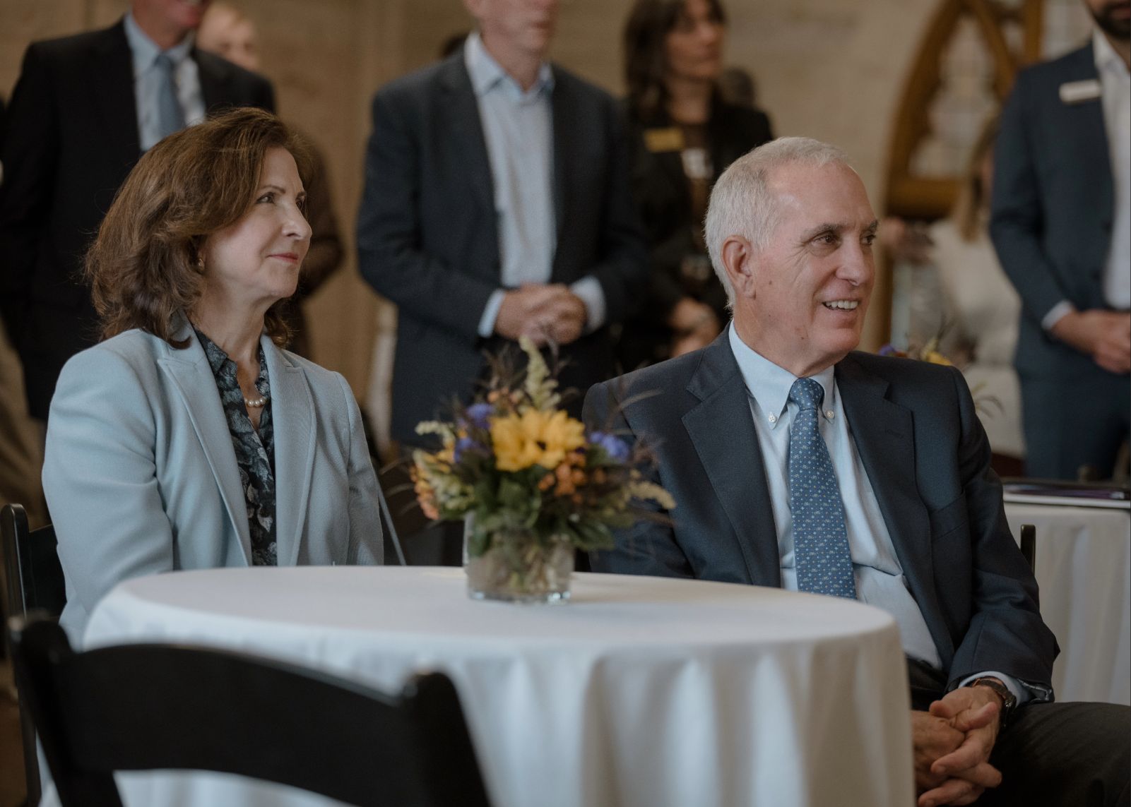 Sherry Hay and Lewis Hay at dean's installation