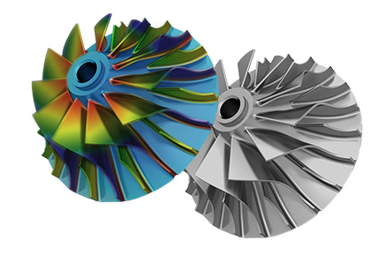 Illustration from DARPA METALS project; colored component on left, gray component on right