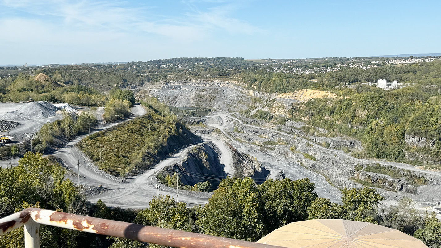 Wide view of cement operations