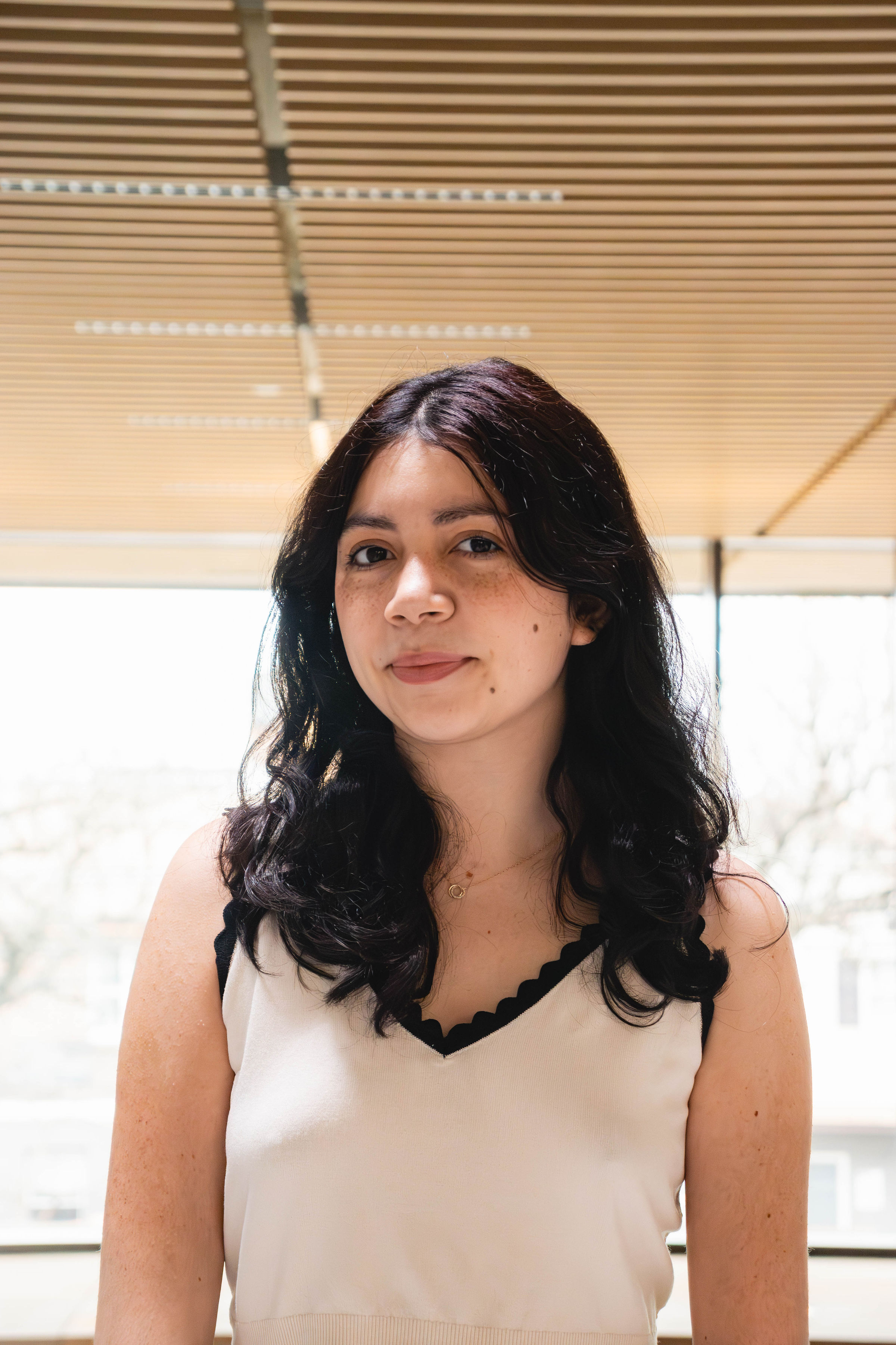 Natalia Castillo, Chemical and Biomolecular Engineering student at Lehigh University, researching bacterial biodegradation of water-soluble cellulose polymers