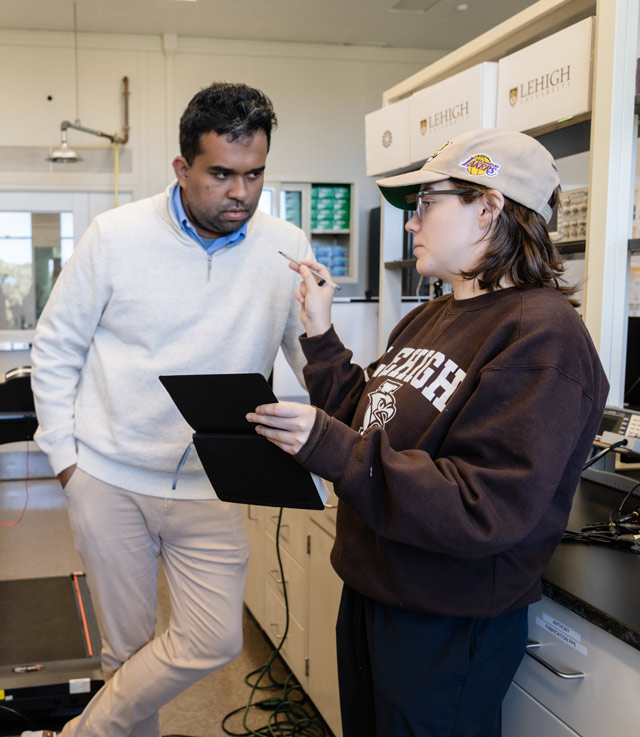 Dhruv Seshadri and Hayley Whitney