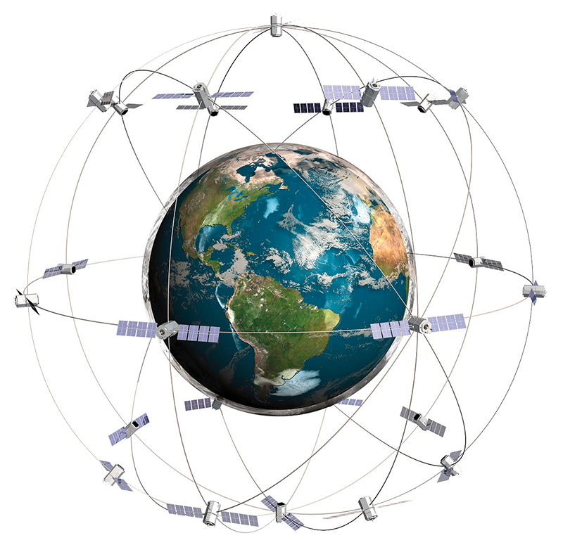 Graphic: Satellites around the Earth