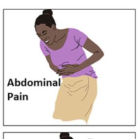 UTI test strip promotional awareness poster