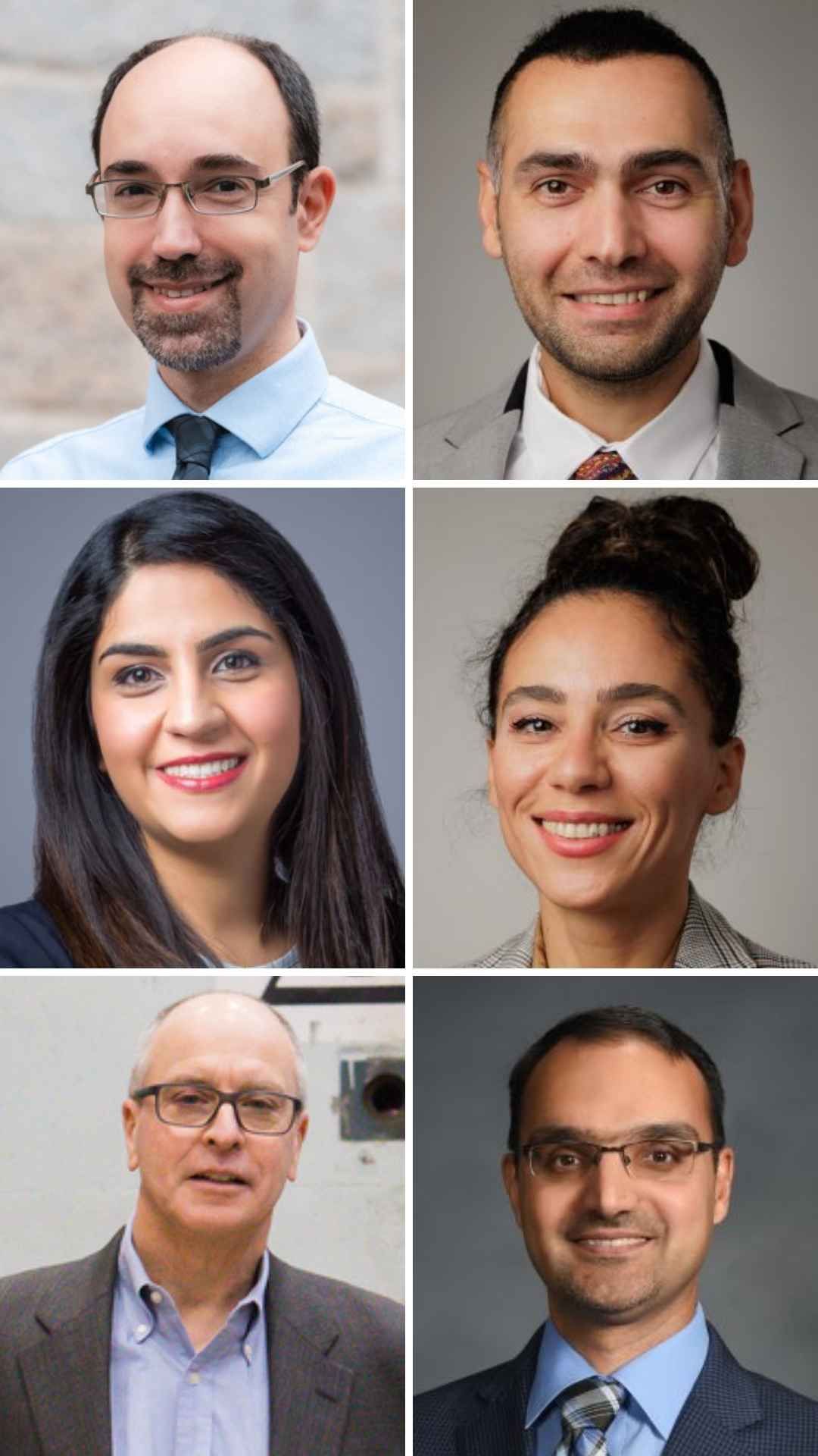 Headshots of Lehigh AMEC collaborators