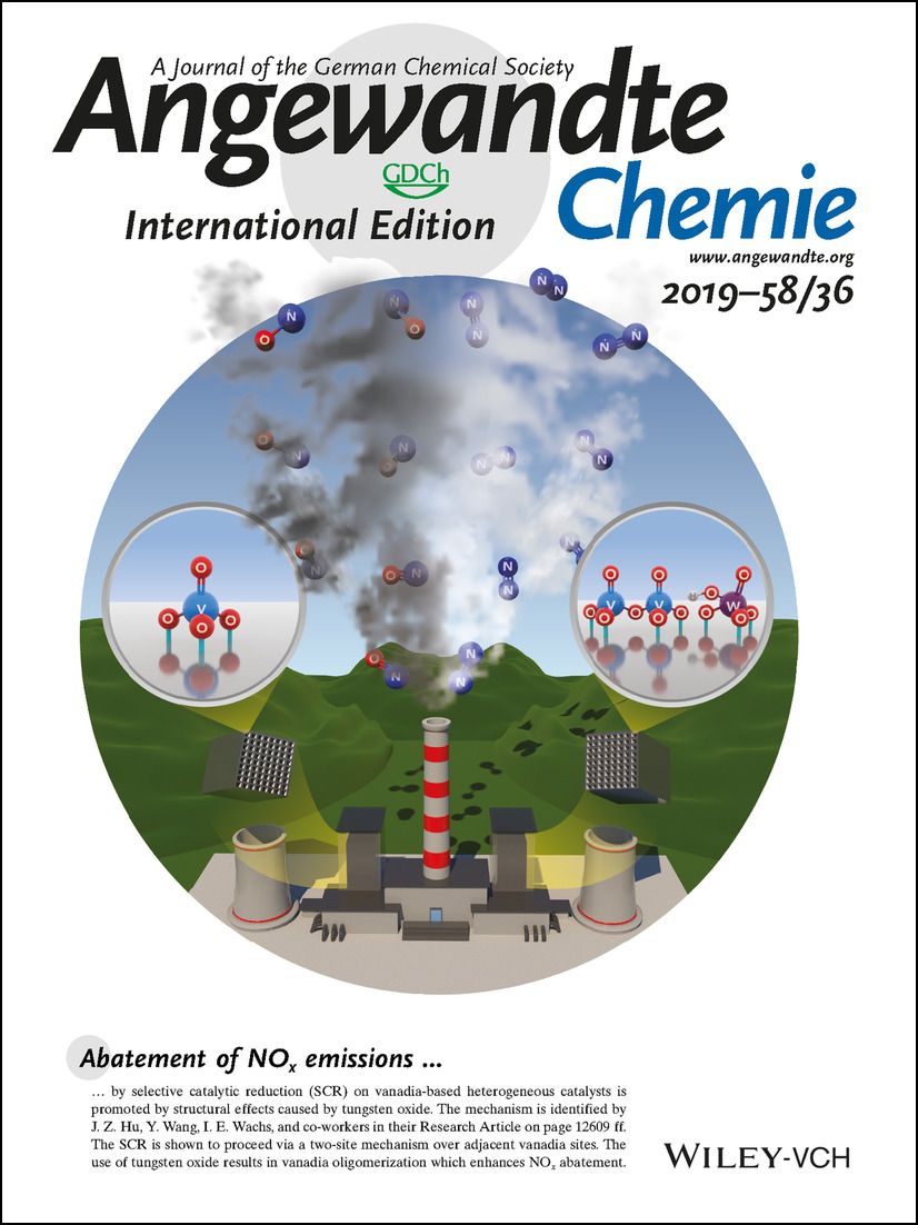 Cover of Angewandte Chemie International Edition 2019—58/36