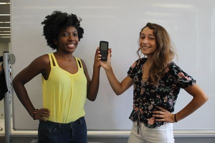 Brennetta Thames and Emma Hillman