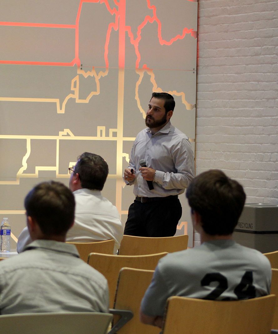 Nick Yarnall pitches at EUREKA