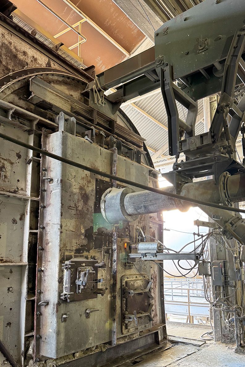 Machinery seen on field trip