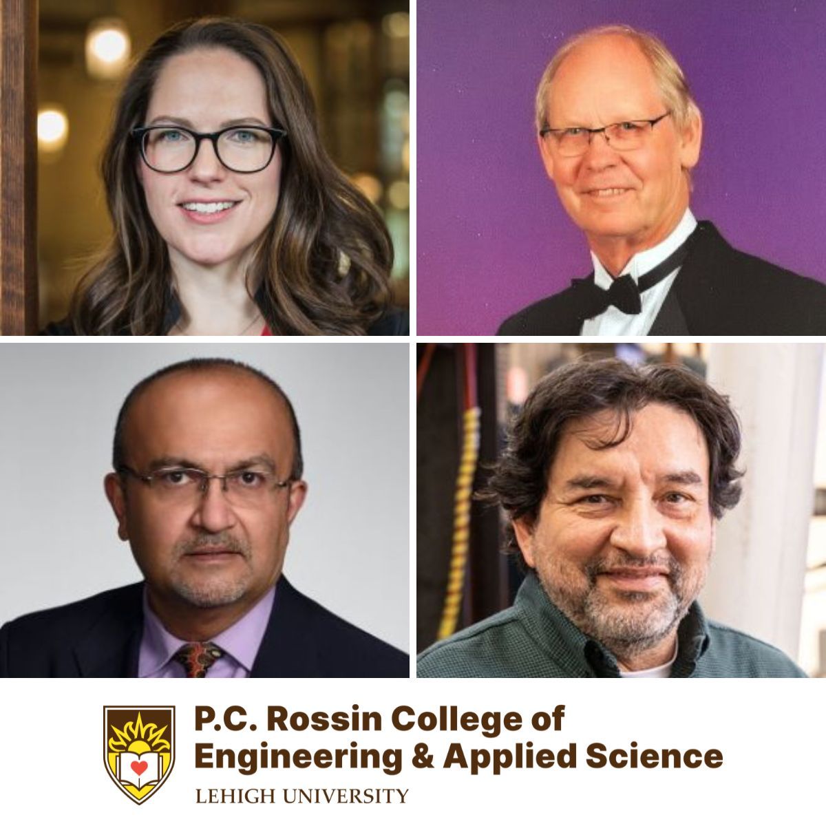 Clockwise from top right: Hannah Dailey, Martin Harmer, Mayuresh Kothare, Carlos Romero