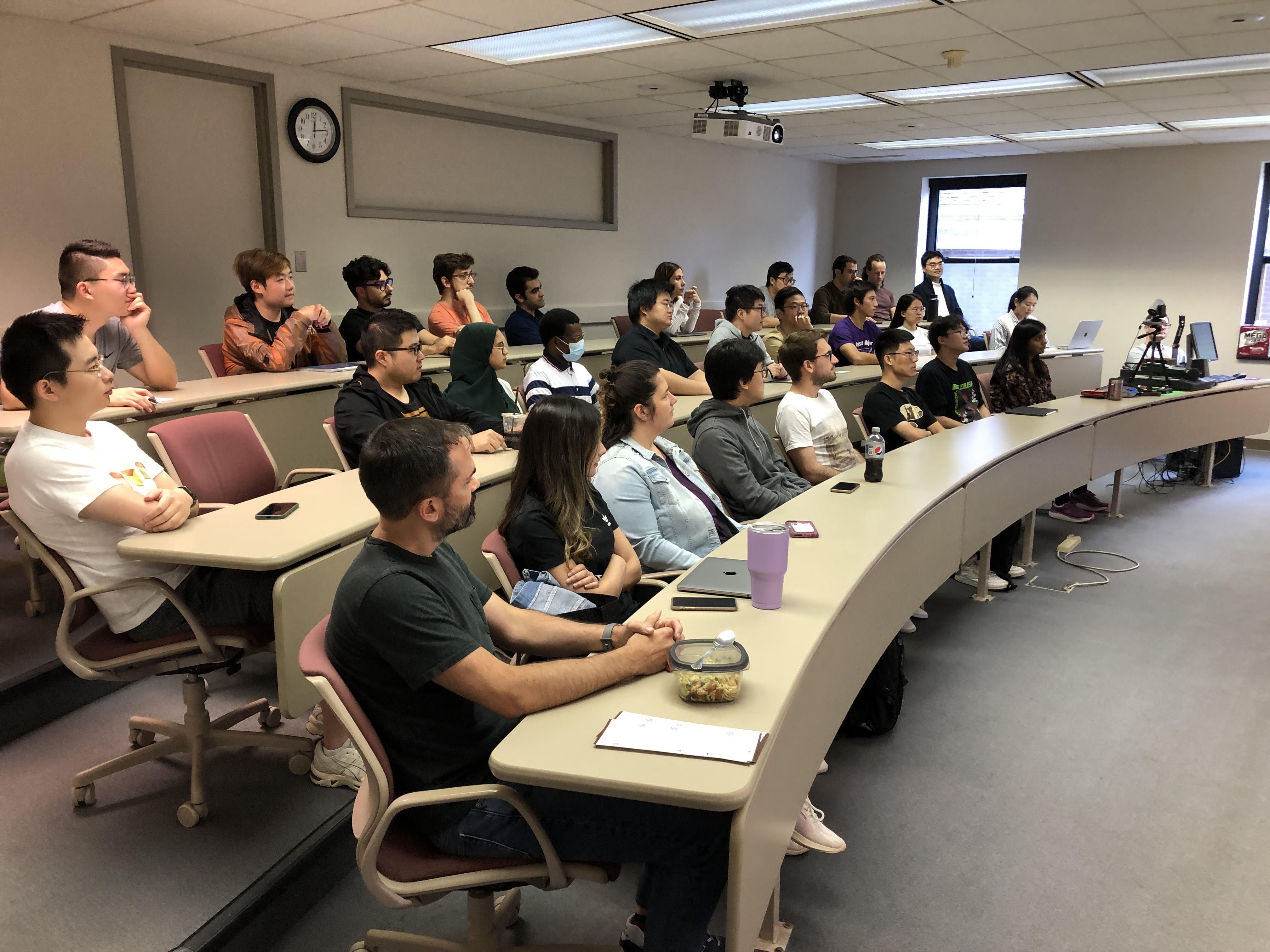 Weekly Ph.D. student seminar