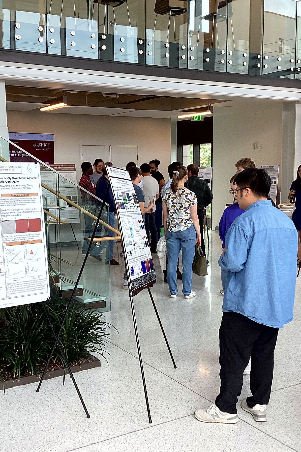Poster session attendee