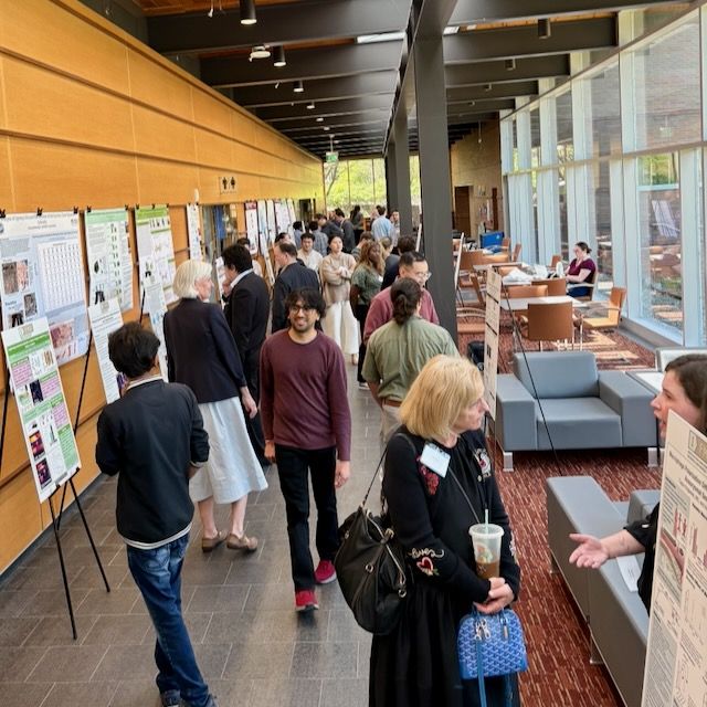View of symposium poster session