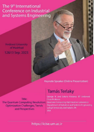 Professor Tamás Terlaky Announcement