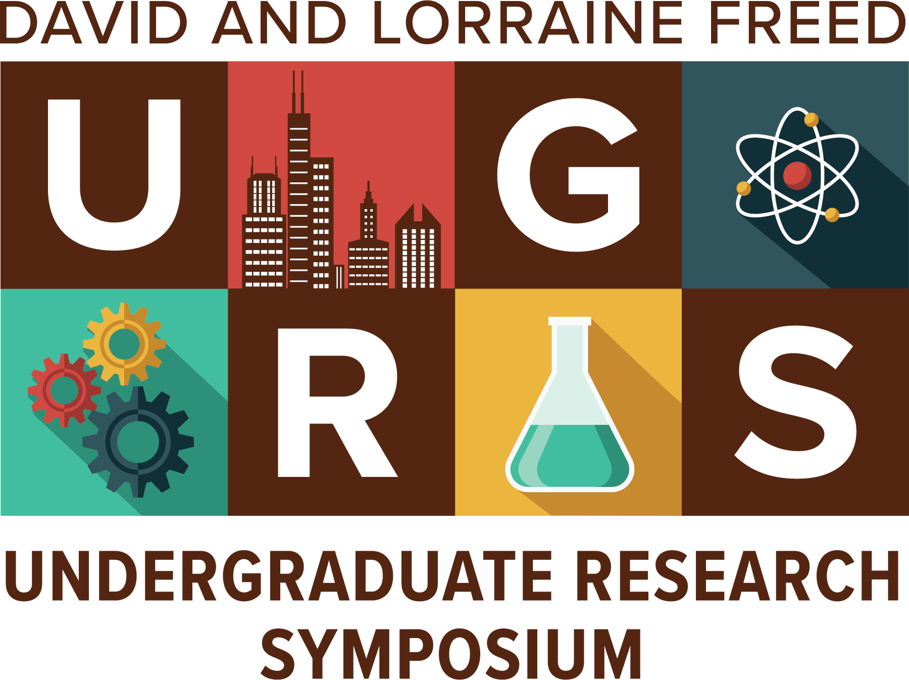 David and Lorraine Freed Undergraduate Research Symposium logo