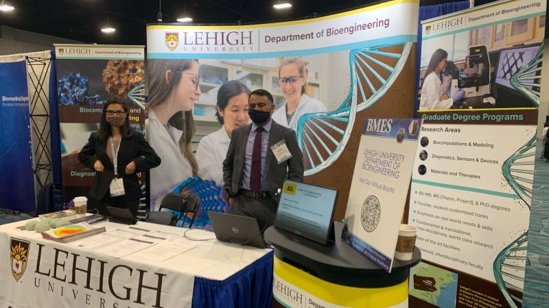 Lehigh BioE booth at BMES