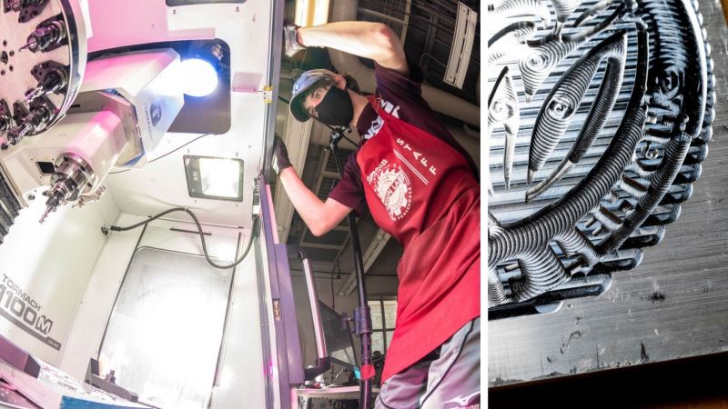 Krizan uses CNC machine