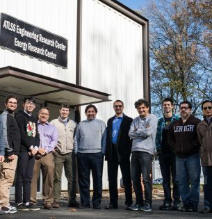 Researchers in front of ATLSS/ERC