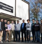 Researchers in front of ATLSS/ERC