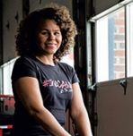 Lehigh materials science and engineering grad Patrice Banks '02 (Photo by Stephanie Veto/Lehigh University)