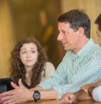 Dan Lopresti (center), Director of Data X and Chair, Department of Computer Science and Engineering (Photo by Douglas Benedict / Academic Image / Lehigh University)
