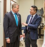 CPN director Nelson Tansu (right) with U.S. Rep. Charles Dent 