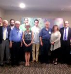 Lehigh alums with BioE faculty at a dinner hosted by Rossin College dean Stephen DeWeerth at the BMES 2017 annual meeting in Phoenix.
