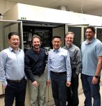The Lehigh CPN team leading the design of the HPS-CVD includes (left to right) CPN scientific manager Renbo Song and Lehigh faculty members Volkmar Dierolf, Nelson Tansu, Jonathan Wierer, and Siddha Pimputkar. (Not shown: Nicholas Strandwitz.)