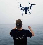 Chris Zadra with drone