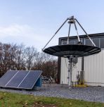 solar thermal concentrator at Lehigh's Energy Research Center