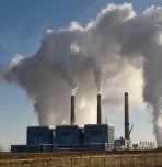 Emission clouds rising from the Laramie River Station, a coal fired power station near Wheatland, Wyoming. (Credit: RobertCoy/Adobe Stock)