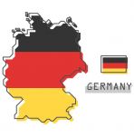 Germany map and flag (stockdevil/Adobe Stock)