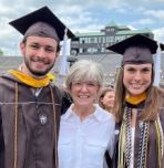 Bioengineering graduates with Prof. Susan Perry