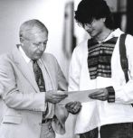 Donald Hillman with student