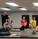 IAC students with IBEW members at a recent training