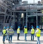 Students visit cement plant