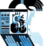Conceptual illustration of neurostimulation treatment by Raymond Biesinger
