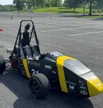 Lehigh Formula SAE racecar at Michigan competition