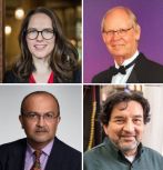 Clockwise from top right: Hannah Dailey, Martin Harmer, Mayuresh Kothare, Carlos Romero