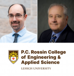Paolo Bocchini and Dan M. Frangopol with Rossin College logo
