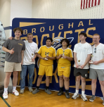 Students display trophies at Lehigh/Victaulic Race Day 2025