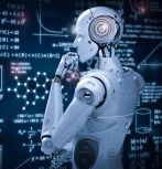 Robot with calculations