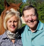 Sam Banks with his wife, Pamala.