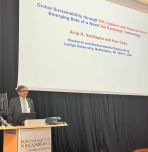 Arup SenGupta delivers plenary lecture at IEX 2024 at Cambridge University