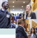 Attendees network at a previous Lehigh Wall Street Council forum.