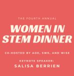Women in STEM dinner invite