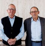 Professor William L. Luyben and chemical engineering alum Mike Zisman