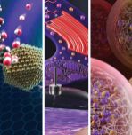 Collage of detail portions of three journal cover illustrations