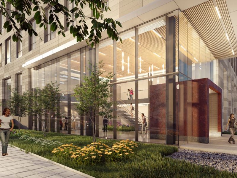 Rendering of HST building exterior