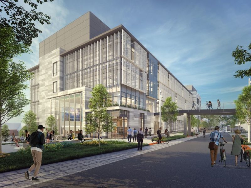 Rendering of HST building exterior