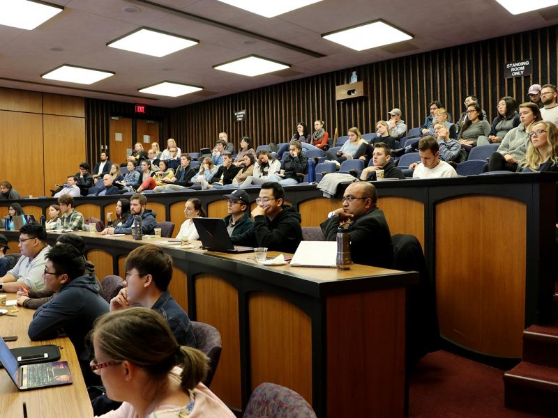 Lecture attendees